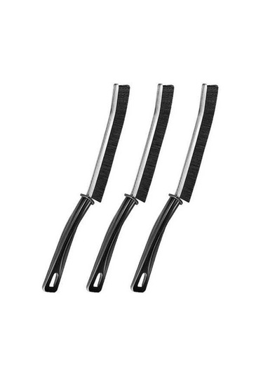 Dancemonkey Banyo Uzun Boşluk Fırçası Mutfak Fayansı Temizleme Çok Fonksiyonlu Fırça - Siyah