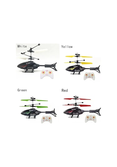 Hobiler Şarj Edilebilir Mini Drone Uzaktan Kumandalı Uçak Uçan Helikopter Red