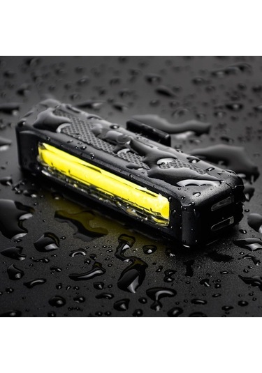 Forte Gt Comet Usb Şarjlı Bisiklet Ön Işık 100 Lümen Beyaz Siyah