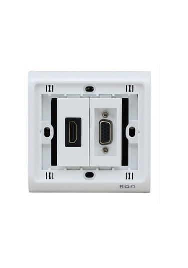 Duvar Prizi - Sıva Altı - Vga - Hdmı - Kablolu