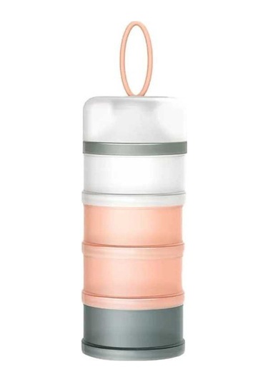 Flybuy Pratik 4 Katlı Bebek Mama Saklama Kabı - Bpa İçermeyen, Taşınabilir, Seyahat İçin Uygun, Bebek Ve Atıştırmalık Saklama