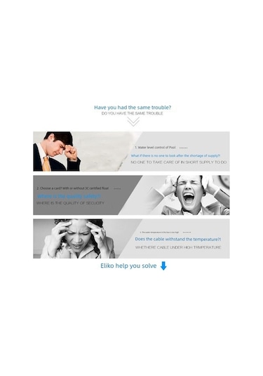 Trendooze Yüksek Sıcaklık Şamandıra Anahtarı - 3m Silika Jel Kablo, Isıya Dayanıklı