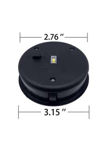 Bloomnest 2 Paket Su Geçirmez Güneş Enerjili Fenerler, 3,15 Yuvarlak Fenerler, Açık Hava Uyumlu, Led Işıklar Asorti Çok Renkli