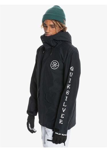 Quiksilver İn The Hood Jk Erkek Mont - KVJ0 Siyah
