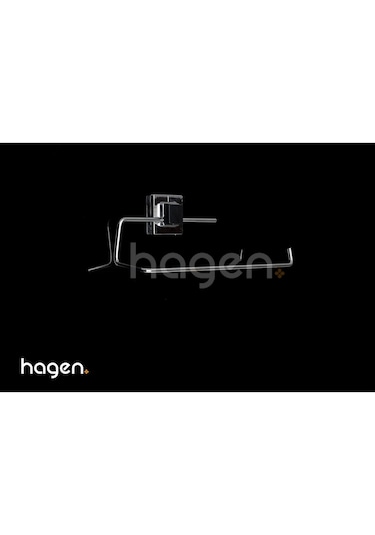 Hagen Güçlü Yapıştırma Rulo Kağıtlık Kapaksız Düşmeyen Yapıştırma Krom