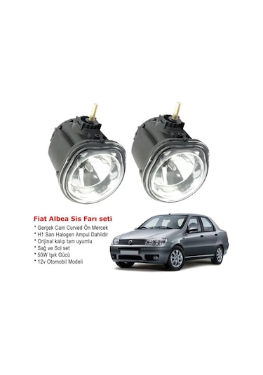 Aem Fiat Albea Sis Lambası Farı Sağ Sol Takım Asm35 1500a