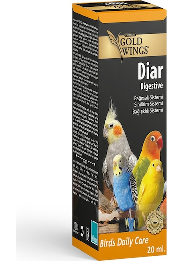 Old Wings Premium Sindirim Sistemi Papağan ve Kuş Vitamini