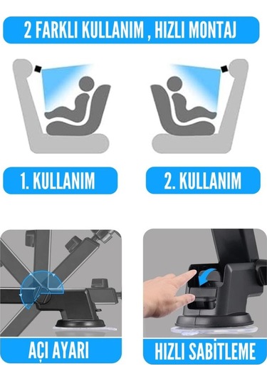 Glanz Full Hd 1080p Gece Görüşü Özellikli  Araç İçi Çocuk Bebek Kamerası