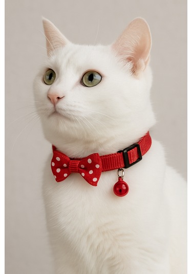 Mıt Kedi Boyun Tasması Papyonlu