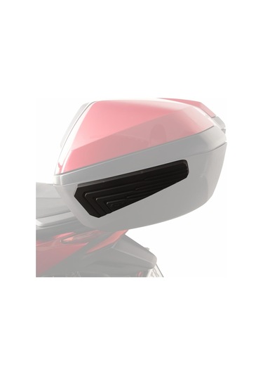 GP Kompozit Honda Forza 250 Uyumlu Motosiklet Çanta Koruma Pedi Siyah