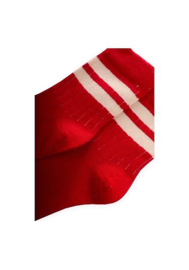 Cigit Ham Çizgili Soket 3-8 Yaş Kırmızı Kırmızı