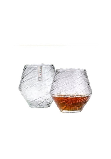 Japonya Edo Üfleme Kar Artwork Viski Düzgün Cam Ahşap Hediye Kutusu Niche Likör Xo Viski Kristal Şarap Cam Konyak Brandy Snifter Şarap Kadehleri Açık Gri