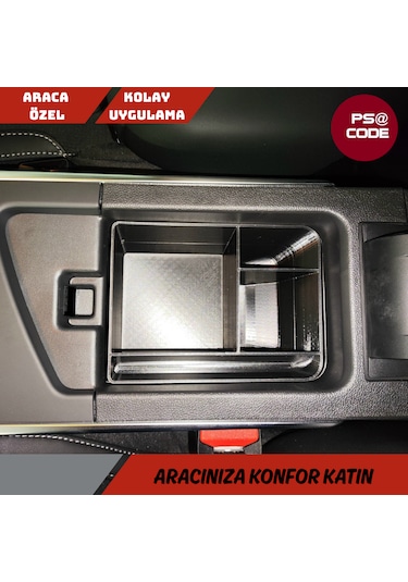 Renault Megane 4 Orta Konsol Saklama Kutusu