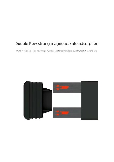 Springsun Duvar Takılan Manyetik Bıçak Rafı, Delme Yok Kurulum, Çift Taraflı Mıknatıs, 3 Kanca Ve Kayma Önleyici Pad İle Sıcaklık Dayanıklı, Siyah Standart Model 40-500 Mm