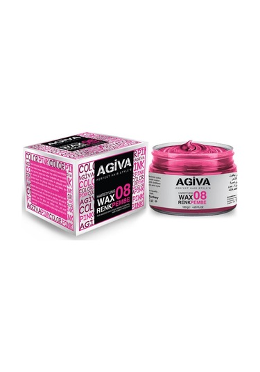 Agiva Hairstyling Color 08 Wax Pembe 120 G