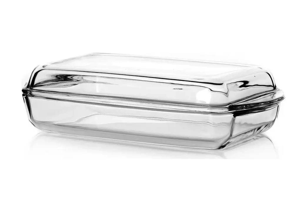 Borcam 2000 Ml + 1375 Ml Kapaklı Fırın Kapları 9218394 Beyaz