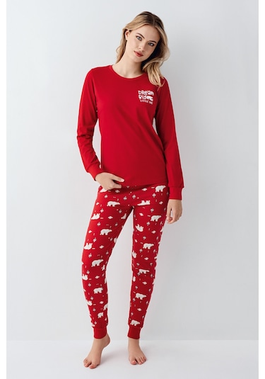 Rolypoly Kadın Kırmızı Pijama Takımı Rp3717-s-v1 Kırmızı