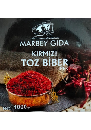 Marbey İpek Çekim Kırmızı Toz Biber
