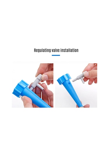 Teltree Otomatik Sulama Cihazı 12'li Paket - Kontrollü Valfli Damla Sistemi, Bitki Suyu Düzenleyici, Kolay Kurulum Rastgele Renk