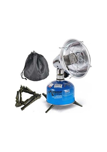 Pazly Taşınabilir Açık Gaz Isıtıcı - Paslanmaz Çelik Gümüş Renk Hafif Ve Pratik Gümüş