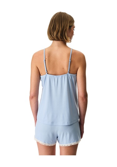 Penti Mavi Sky Şortlu Pijama Takımı