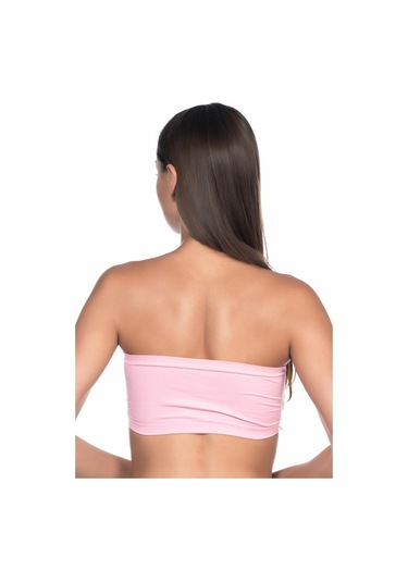 Pembe Mı Emay 4002 Soft Straplez Büstiyer Pembe