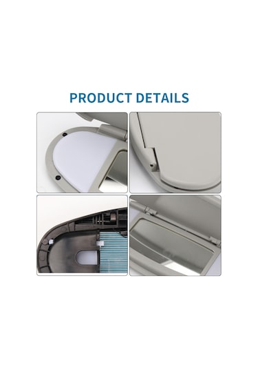 Geeksen Mini R50 R56 İçin Siyah Abs Güneşlik Aynası Kapağı - Pratik Ve Şık Siyah