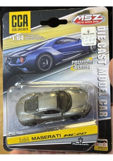 Cca Premium Series Maserati Mc20 Gümüş 1/64 Model Araba