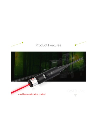 Yifomall Alüminyum Alaşımlı Kırmızı Lazer Kalibratörü - 12 Adaptörlü, Cr2 Pil Dahil, Hassas Ayar Yok, Hızlı Kullanıma Hazır