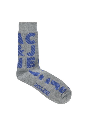 Jack&jones Jacıllusıon Color Sock Gri Melanj 001