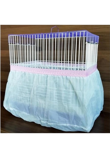 Fizzy Kuş Kafes Tülü 68 x 29 x 29 CM Pembe