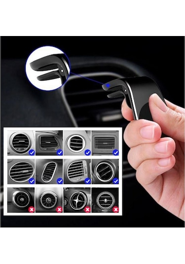 Araç içi Mıknatıslı Telefon Tutucu L Model