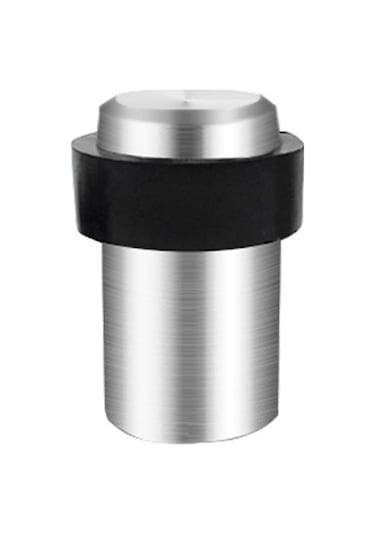 46-120 Mm Kapı Durdurucu Heighten Güçlü Yapışkanlı Yuvarlak Delinmeyen Kapı Durdurucu Tuvalet Odası İçin 60 Mm Gümüş Diğer