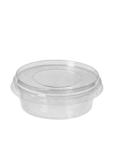 150cc Şeffaf Sup Kase Ve Kapak 100 Lü Kullan At Tatlı, Dondurma, Meze, Çerez Kabı