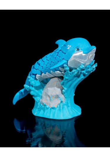 Hareketli Yunus Balığı 11x10 Cm