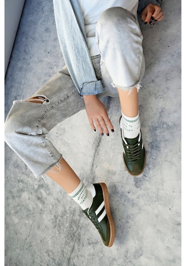 Muggo Gordon Ortopedik Günlük Garantili Bağcıklı Unisex Yürüyüş Koşu Sneaker Spor Ayakkabı - Haki Muggo Gordon Ortopedik Günlük Garantili Bağcıklı Unisex Yürüyüş Koşu Sneaker Spor Ayakkabı - Haki