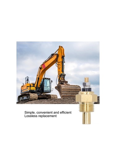 Besthome1 Brass Su Sıcaklığı Sensörü - 3tne78/82/4tnv94 Vb. Dayanıklı, Performanslı, Excavator Onarımı İçin