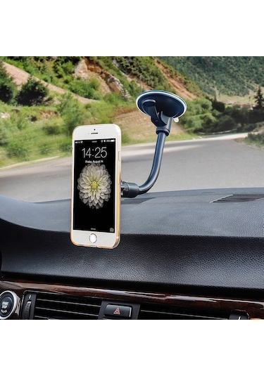 Araç Telefon Tutucu Mıknatıslı Teleskobik Cama Yapışan Vantuzlu (280676017)