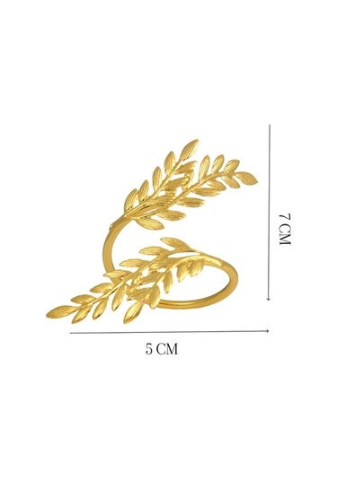Ulzyvf Şık 6 Parça Peçete Halkası Seti - Hediye Paketli Ve Dayanıklı Diğer Diğer