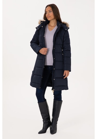 U.s. Polo Assn. Kadın Lacivert Kaban 50308001-vr033 Lacivert