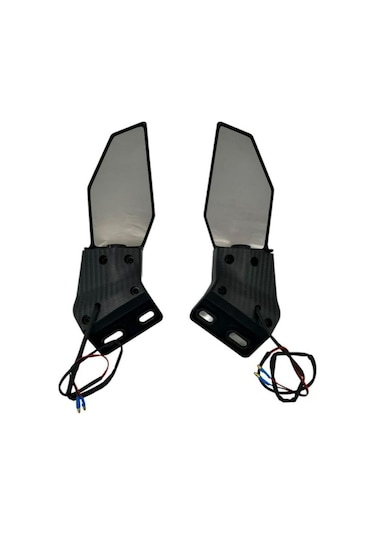 Motosiklet Ledli Garanaj Ayna Unıversal Model 360 Derece Dönebilen Motor Ayna Çok Renkli