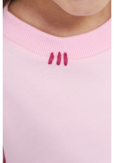 Toontoy Kız Çocuk Sweatshirt Pembe