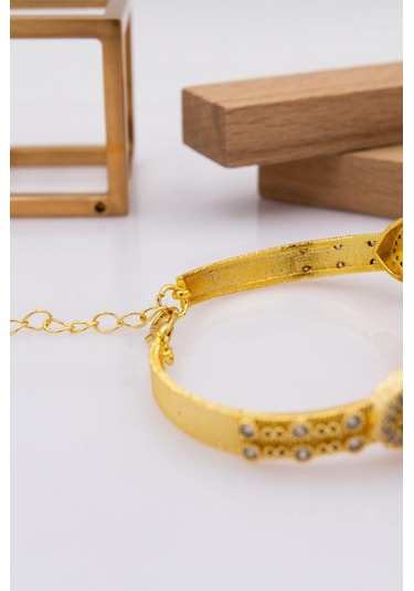 22 Ayar Altın Gram Altınlı Kelepçe Bileklik LKSGRM140