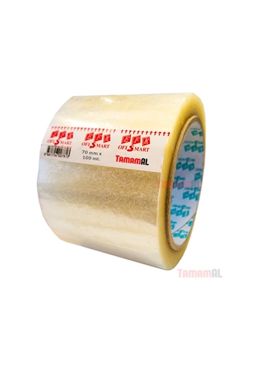 70X100 Mt Bant Geniş Güçlü Koli Bandı 70 Lik 100 Metre Akrilik