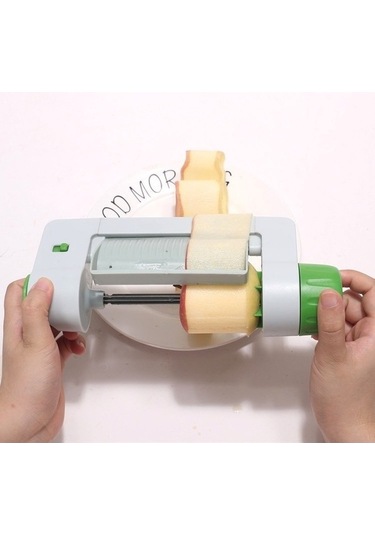Ulzyvf Cbtx 5 Fonksiyonlu Dilimleyici Soyucu, Meyve Sebze Kesici Mutfak Aleti Beyaz Yeşil Beyaz - Yeşil