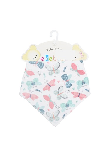 Ekebaby Penye Baskılı Fular Önlük 11981 Yeşil