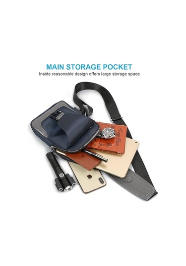 Erkek Göğüs Çantası, Su Geçirmez Eğlence Omuz Çantası, Göğüs Çantası