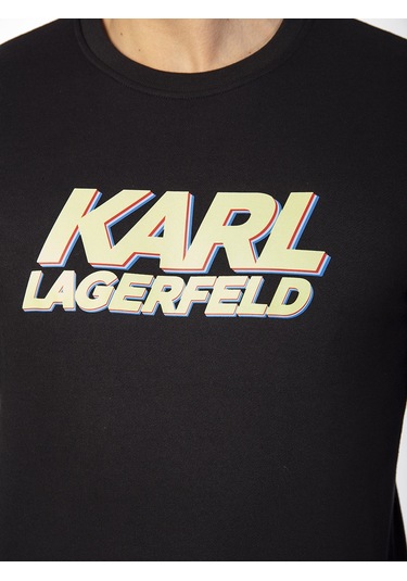 KARL LAGERFELD Erkek  Sweatshirt  KLL758 Siyah