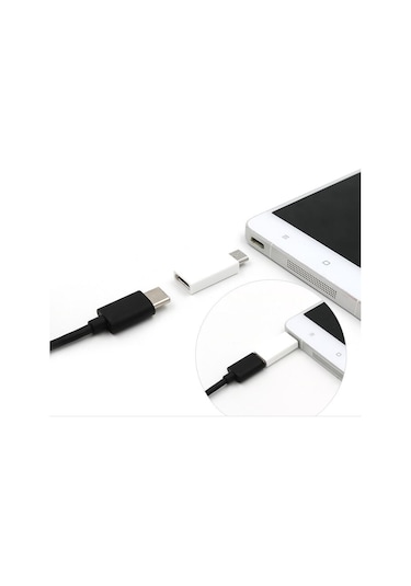 Generic Usb Mikro Usb Erkek Usb-C Type-C Dişi Dönüştürücü