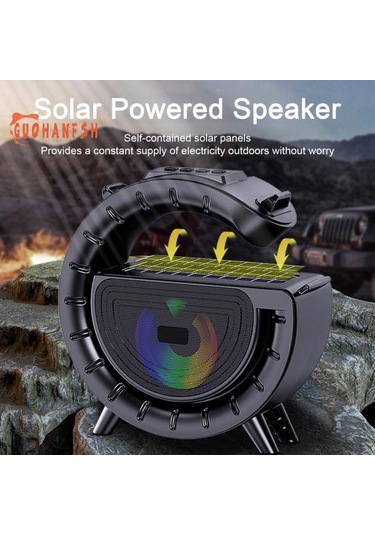 Jms DV-800 Solar Şarjlı El Feneri - Fm Radyo - Bluetooth 5.3 Hoparlör